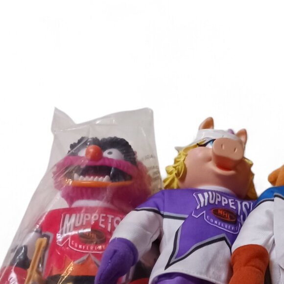 1995 McDonald's Jim Henson Muppets NHL Hockey Plush Set - Set of Four Muppets - Picture 14 of 15